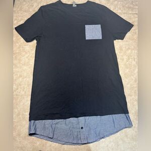 Asos Contrast Pocket UNIQUE TEE T SHIRT (LARGE/L) Slim